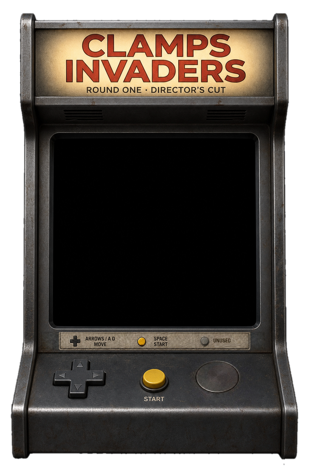 Photoreal arcade cabinet shell